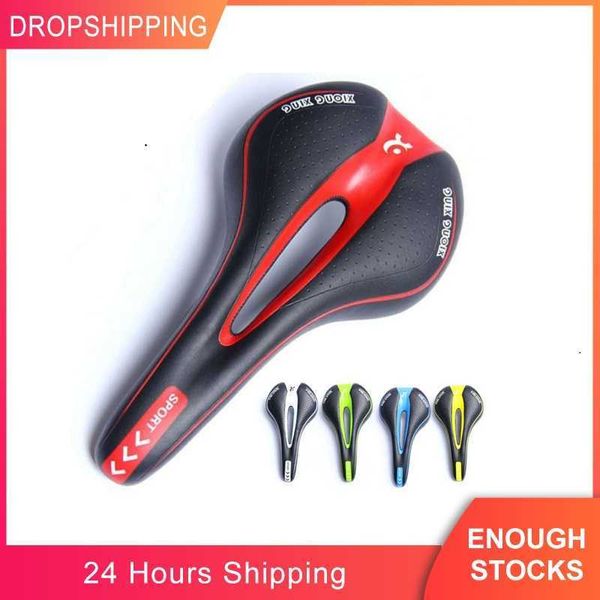 Saddles Profissão Mtb Saddle Road Road Mountain Bike Hollow Bushable Soft confortável Acessórios de bicicleta de assento 0131