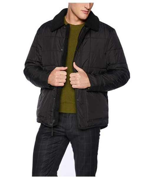 Herren Jacke Winter Fleece Jacke Faux Shearling Oberbekleidung Mäntel Wildleder Pelzmantel Männer Warme Verdickte Lamm Puffer