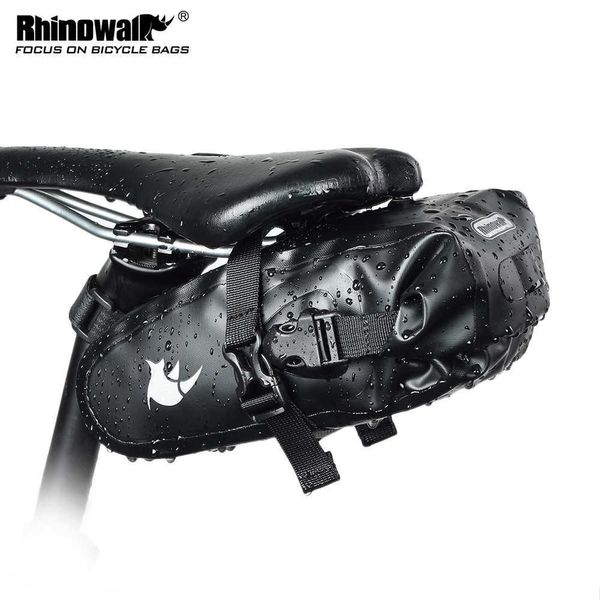 Panniers S RhinoWalk 1.5L Седло полное водонепроницаемое велосипедное сиденье MTB Road Bicycle Repair Intolors Bag Bisiklet aksesuar TF550 0201