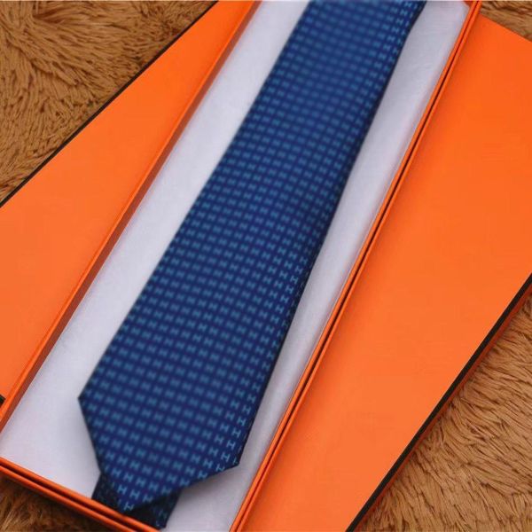 Brands Men's Tie Dress Business 100% la￧os de seda Casamento de moda estampa tie de presente Caixa de presente A99A