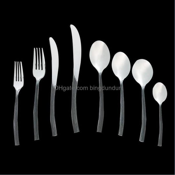 Dinnerware Sets Acessórios para gadgets de cozinha Faca faca de faca de faca coreana reutilizável aço inoxidável vaisselle cozinha para jantar ec50cj d dhu5j