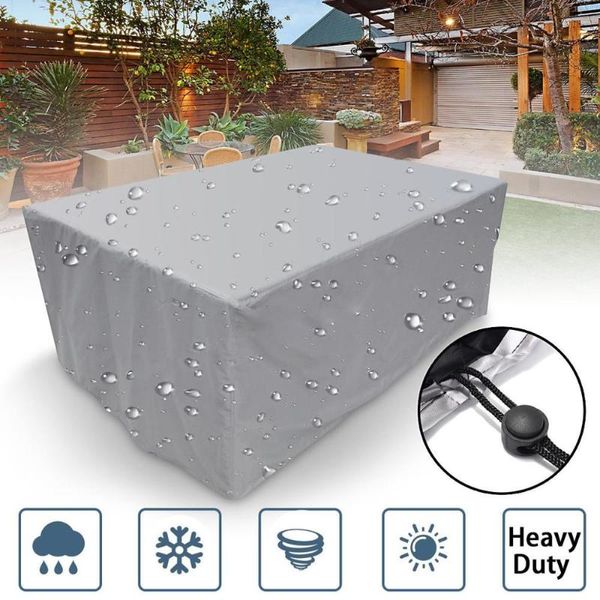 Крышка стулья размер водонепроницаемой открытой патио садовая мебель дождь снег для дивана столовая пылевидная крышка 1pcchair