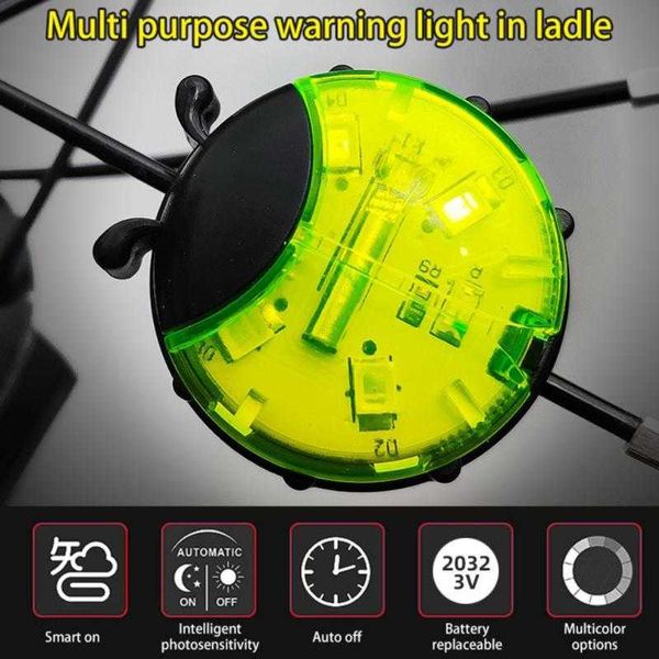 Kinder Fahrrad Speichen Intelligente Kinder Balance Auto Nabe Reifen s Fahrrad Roller Schwanz Rad Licht Frosch Lampe 0202