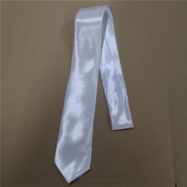 Sublimation Blank Männer Weiße Krawatten Erwachsene Krawatte Herz Transfer Druck Diy Benutzerdefinierte Verbrauchsmaterialien Material Großhandel