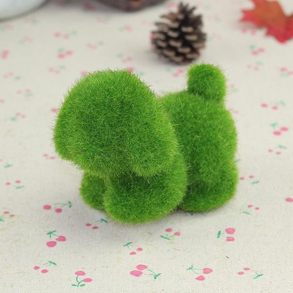 Flores decorativas Wreaths Grass Artificial Creative Creative Faux Emulação Animal Animal Fuzzy Garden Flower Pot Decor Craf #76758Decorative D