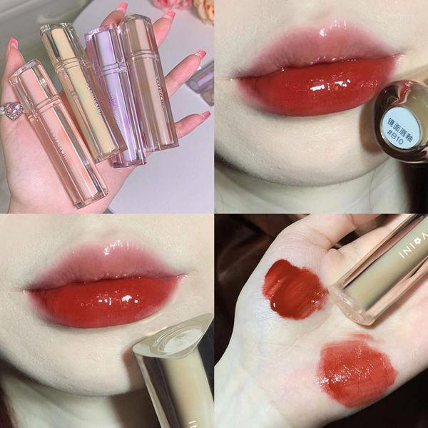 Lip Gloss Bubble Jelly Mirror Water Liquid Lipstick Idratante Lipgloss Long Lasting Sexy Tint Makeup Cosmetici coreani