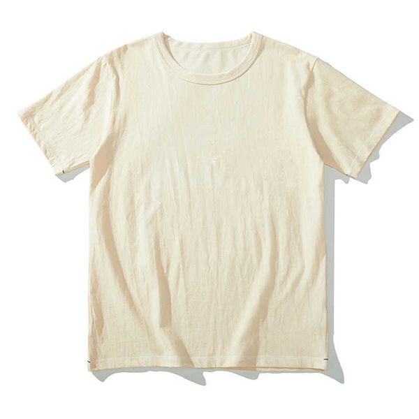 Erkek Tişörtler Akkad Kuti Yüksek kaliteli pamuk yaz erkekler kısa kollu tişört kadınlar dip gömlekleri orijinal ahşap embriyo renk tişört g230202
