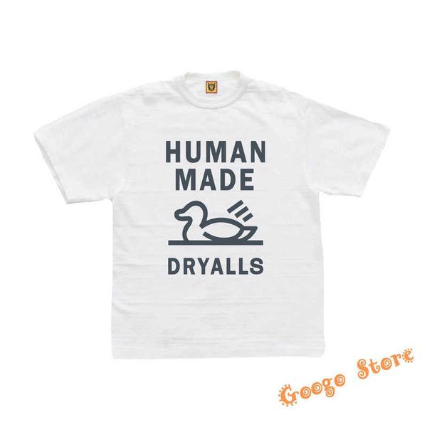 Erkek Tişörtler Erkek Kadın Çift Sevgililer Beyaz Ördek Yapımı Baskı T-Shirt Yüksek Kaliteli Yaz Nefes Alabası Slüp Pamuk Üst Tees G230202