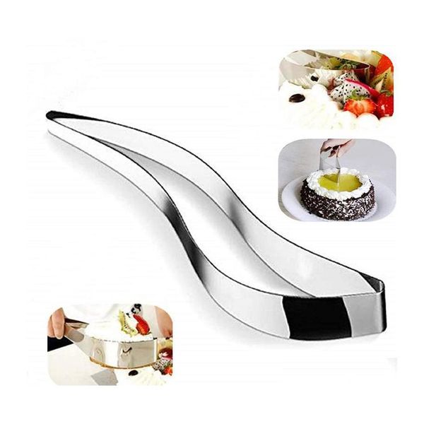 Utensili per pasticceria da forno Divisore per pane Affettatrice per torta Server Tagliapasta in acciaio inossidabile Biscotto Fondente Dessert Cucina Pie Knife Cutter Mold Dhmjc