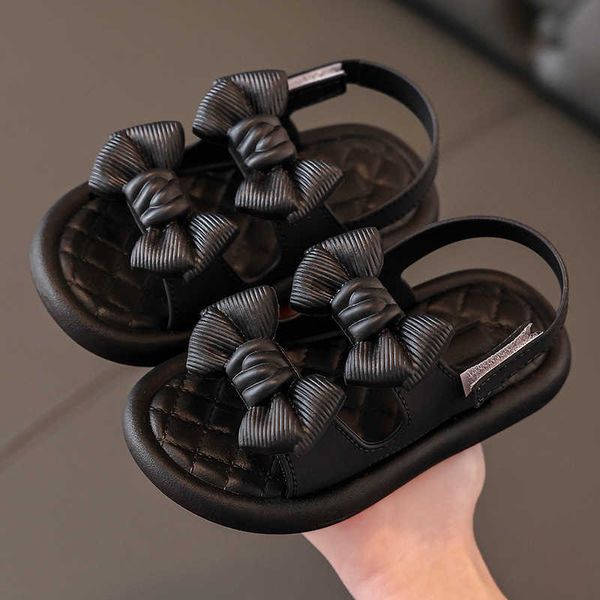 Sandalet kızlar sandalet yaz en yeni kız tatlı prenses ayakkabıları çocuklar çocuklar yumuşak dip kaymaz bebek dışarı plaj ayakkabıları