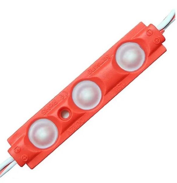 Modulo LED SMD 5730 3 LED 1.5W Stampaggio ad iniezione Impermeabile Bianco caldo Bianco Rosso/Verde/Blu/giallo Luce 12V Pubblicità