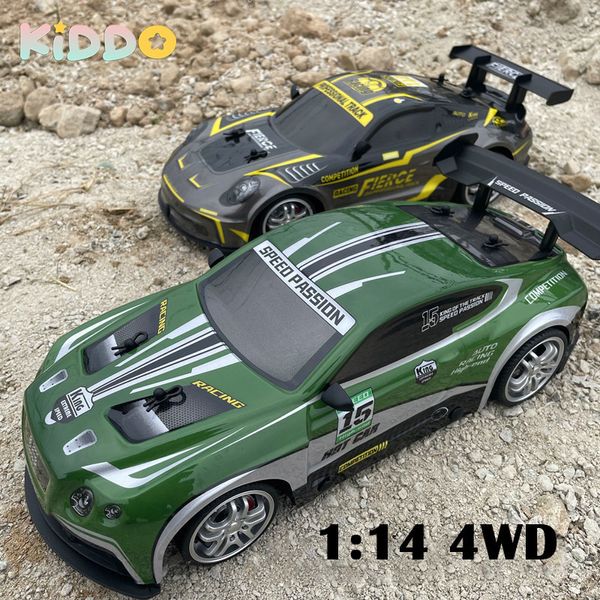 ElectricRc Araba 2.4g Drift Yarışı 1 14 Uzaktan Kumanda S ve Kamyonlar Hafif Noel Oyuncaklı Yüksek Hızlı Vekili Spor 230202