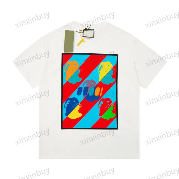 Xinxinbuy Men Designer Tee camise