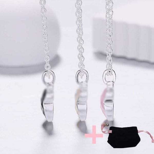 Anhänger Halsketten Hohe Qualität Original 925 Sterling Silber Spanisch Bär Stil Schmuck joyeria mujer Mode Neckaces Frauen Schmuck Geschenke G230202