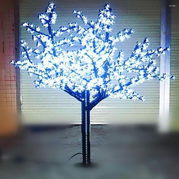 Decorazioni natalizie Albero di Natale in fiore di ciliegio artificiale Luce 1.040 lampadine a LED Altezza 2 m/6,5 piedi 110/220 V CA Uso esterno antipioggia