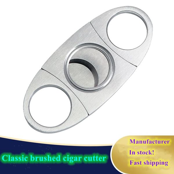 Atacado! Tesoura de charuto Cutter Supplies Supplies redondos Cigarros Cigarro Cigarro Ferramenta de cigarro Defina uma tesoura de charuto por expresso A0065