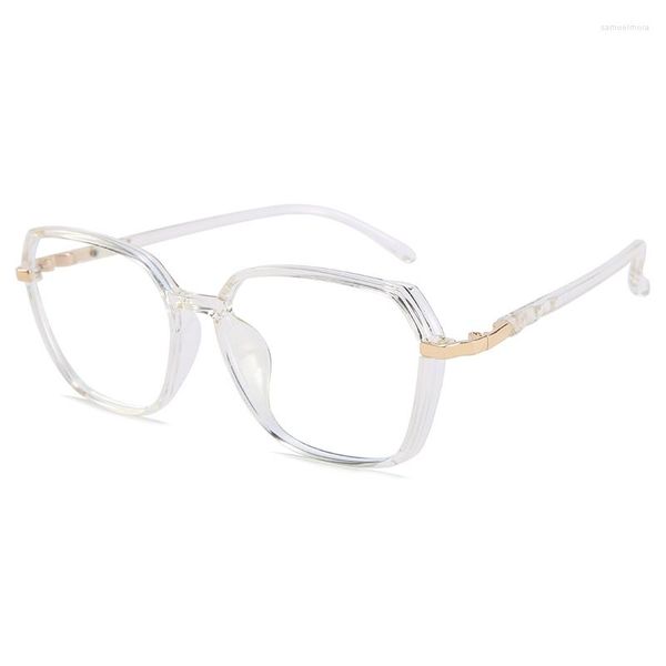 Sonnenbrille Vintage Brillengestelle für Frauen Retro Polygon Brillengestell Männer Koreanischer Stil Student Optische Brille Anti Blaues Licht