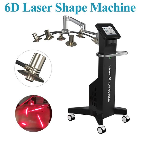 6D Lipo Laser Machine Удаление жира 532 Нм зеленый свет 635 нм