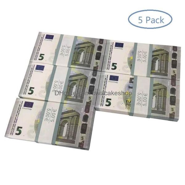 Andere festliche Partyartikel Großhandel Prop Money Copy 10 20 50 100 Fake Notes Faux Billet Euro Play Collection Geschenke Drop Delive Dhb9YDKX5