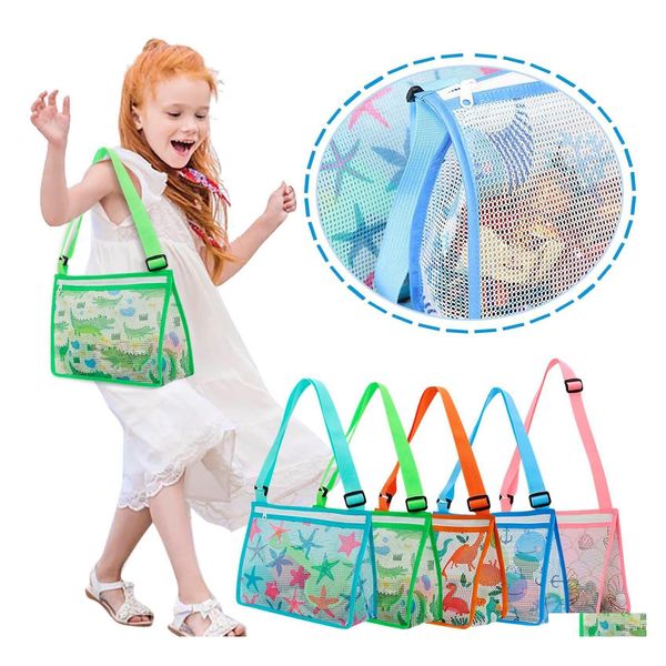 Andere Hausgarten-Kinderspielzeug-Netztasche, Strandmuschel-Sammeltaschen, Sandspielzeug-Aufbewahrung, Netztasche für Jungen und Mädchen, Schwimmzubehör, Chil Dhyku