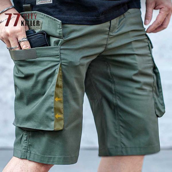 Pantaloncini da uomo Estate Pantaloni tattici militari IX15s Sport da viaggio all'aria aperta Jogging Casual Allentato Multi-tasca Cargo Ropa Y2302