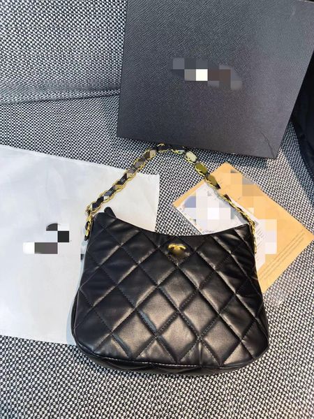 Luxurys Designer Bags ChaneI Handtasche SatchelBags Tragetasche für Damen PU-Material und Metall-Logo-Kombinationskette Echtleder Umhängetasche 28x18x6cm