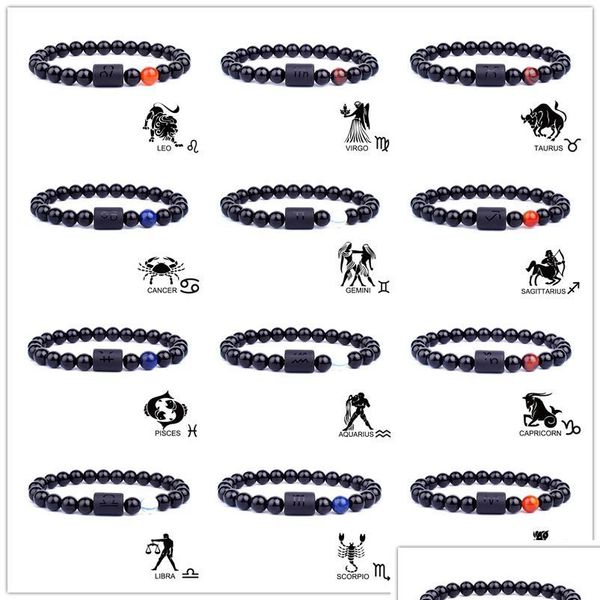 Бисера 12 созвездий, нити, браслеты натуральные черные бусины браслет звезда знак созвездий гороскоп пара дружба Je dhgarden dh1ni