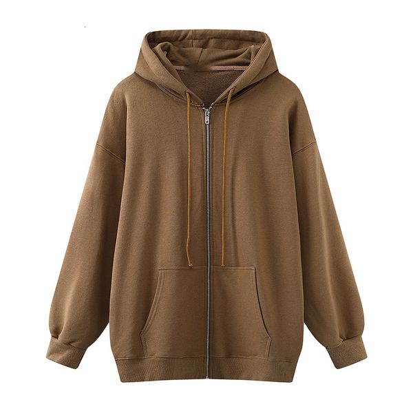 Damen Hoodies Sweatshirts Übergroße Mädchen Dicke Frühlingsmode Damen Streetwear Fleece Outfits Y2K Freund Lose Hoody Unisex Frauen Chic 230202