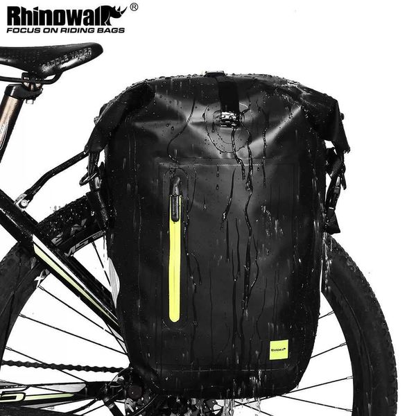 Borse laterali s Rhinowalk 25L Impermeabile MTB Portabici da strada Borsa laterale Ciclismo Sedile posteriore Borsa a tracolla Accessori bici 0201