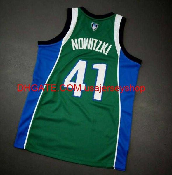 Vintage Dirk Nowitzki College-Basketball-Trikot, Größe S-4XL, 5XL, individuelles Trikot mit beliebigem Namen und Nummer