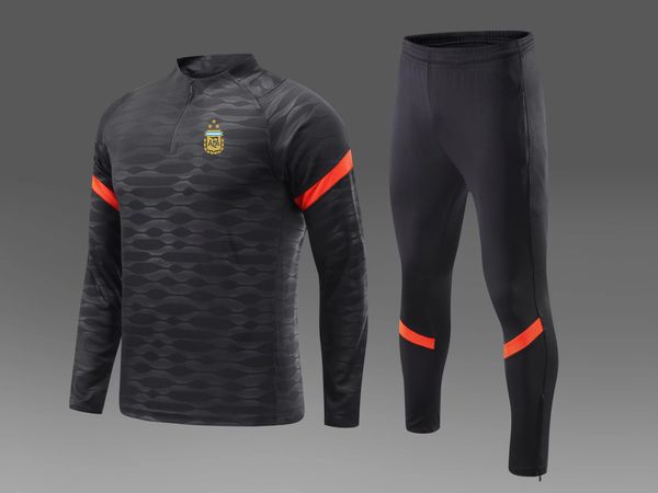 Argentina masculino treino esportes ao ar livre terno outono e inverno crianças kits de casa casual moletom tamanho 12-2xl