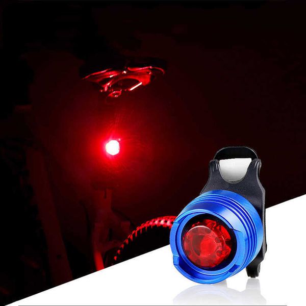 s LED Front Cycling Light Head MTB Bike Lamp Rear Waterproof Safety Warning Fanale posteriore Accessori per biciclette 0202