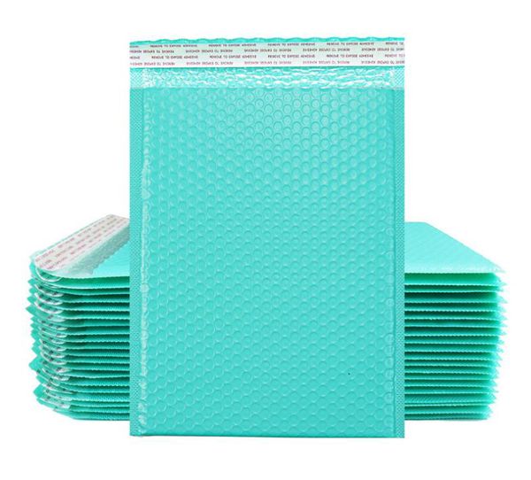 Sacos de armazenamento Bubble Mailers Pink Poly Mailer Auto-vedação Envelopes acolchoados Presente embalagem azul Envelope para livro