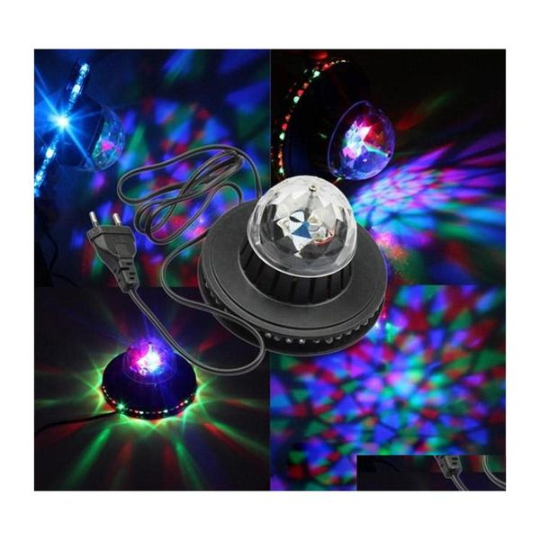 Éclairage laser La barre de soucoupe volante solaire 2Inone Revoing Lamp Stage Lights Ktv Mini se vendent bien Drop Delivery Dha3H