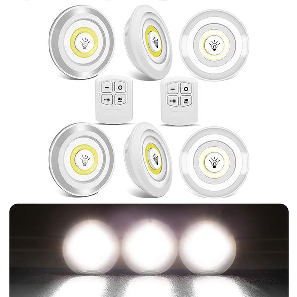 Dimmable 3W Cob Lamp Lames Светодиодный ночной свет дистанционного управления