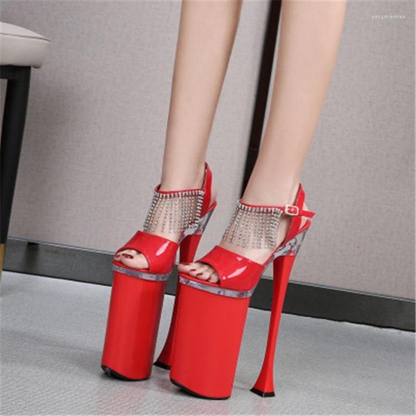 Сандалии декоративные вамп -каблуки 26 см модель полюса танцы ночной клуб Show Shos Shoes Lummer