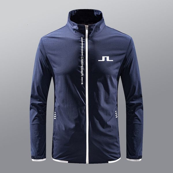 Уличные футболки, летняя куртка для гольфа J Lindeberg, мужской спортивный костюм, ветровка, легкая дышащая молния для рыбалки 230203