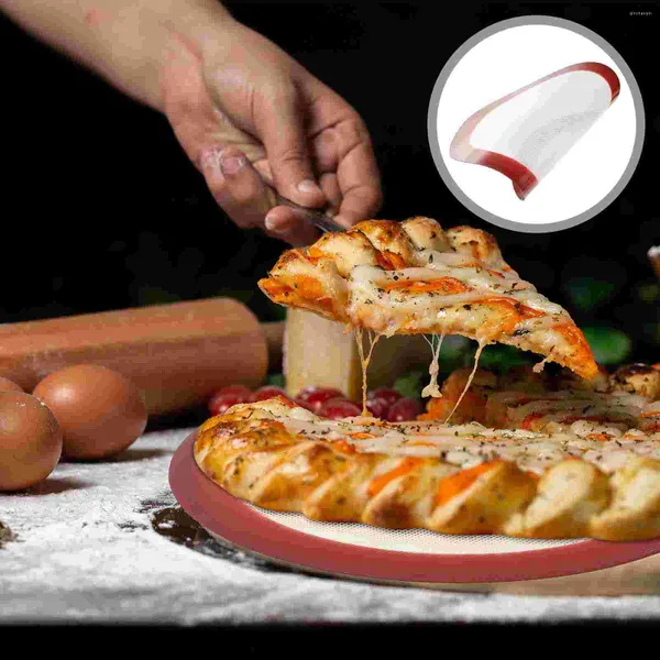 Pişirme Aletleri Mat Silikon Astar Tabakası Pasta Tavası Yuvarlak Paspaslar Yuvarlak Kek Fırın Çubuğu Non Astarlar Yeniden Kullanılabilir Fritöz Hava Padleri Pizza Hamur