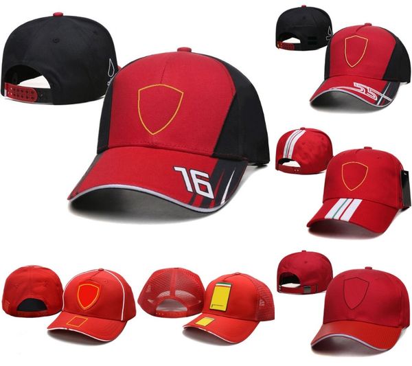 F1 Team Racing Cap 2023 Formula 1 Driver Baseball Caps Motorsport Fashion Brand's Curved Brim Hun Hat