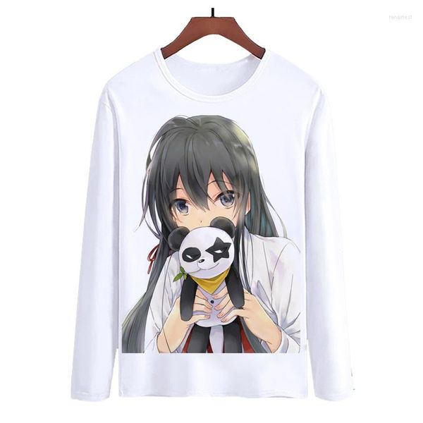 Felpe con cappuccio da uomo My Teen Romantic Comedy SNAFU Climax! Cosplay Camicia a maniche lunghe Stampa Top Fashion Casual Tee Anime Periferica