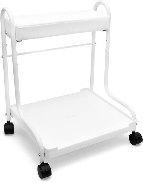 Carrello per pedicure bianco Salone per unghie Carrello per pediluvio Carrello per pediluvio Strumento per massaggio ai piedi Elitzia ETST22