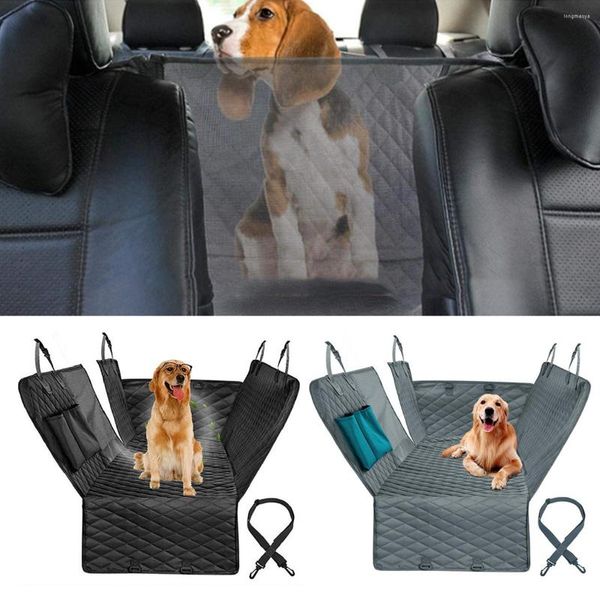 Köpek araba koltuk kapakları kapak su geçirmez evcil hayvan arka koruyucu ayarlanabilir hamak kir oxford bez seyahat taşıyıcı