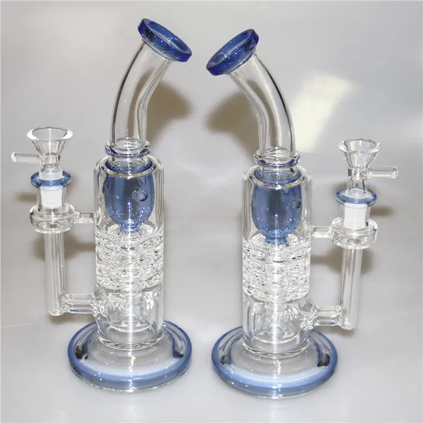 Tubo dritto colorato Bong in vetro Narghilè Percolatore Tubi d'acqua Catcher Heady Oil Dab Rig Tonado Bong