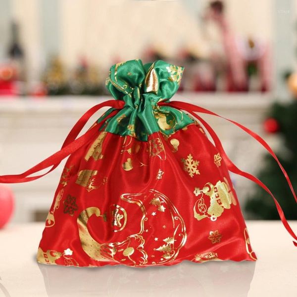 Decorazioni natalizie Candy Goody Bags For Party Holiday Gift Cookie Cupcake Treat