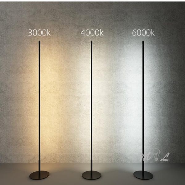 Lâmpadas de mesa faixa minimalista luminária de piso moderno para sala de estar LED STAND HOME STAN Light Study Bedroom Free