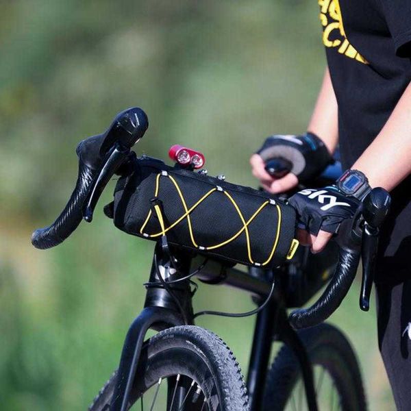 Panniers S Rhinowalk Bike Hitlebar Pannier Multi -Function Outdoor Mtb Mountain Bicycle Bag Cycling Equipment 0201
