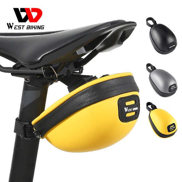 Panniers S West Bicking Bike Saddle Mini portátil Casca dura de casca d'água portátil MTB Road Rodo