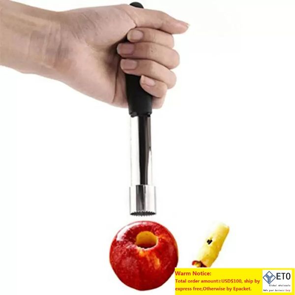 Apple Corer Aço inoxidável Frutas de pêra Removedor de sementes Pitter Twist Twist Cozinha CORER