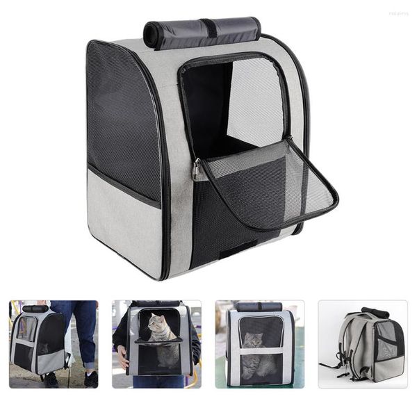 Capas de assento de carro de cachorro Portador Pet Cat Backpack TravelDog Blindable Passabiliza transportando acessório de bolsa conveniente ao ar livre recipiente confortável