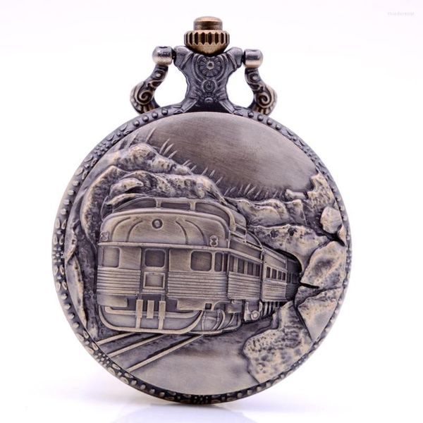 Relógios de bolso soltem antiguidades vintage Canadá steampunk Men feminino quartzo relógio de colar pingente Chain Relogio de Bolso